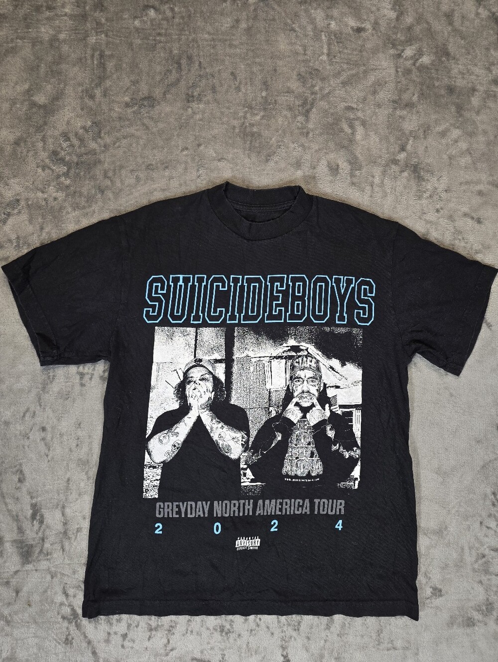 Suicideboys G59 Greyday Tour 2024 T Shirt Size Medium Black